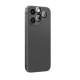 AmazingThing AR Aluminum 3 Lens Glass with Camera Lens Frame for iPhone 16 Pro / 16 Pro Max - Black