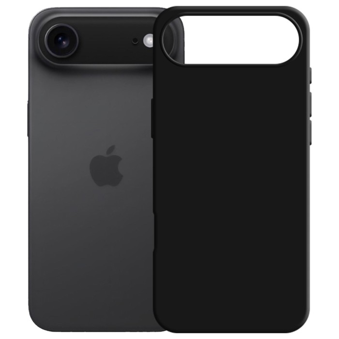 3mk Silicone Case for iPhone Air - Black