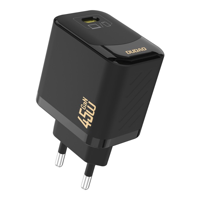 Dudao A28C 45W GaN Wall Charger + USB-C Cable - Black