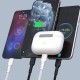 Dudao L9C 65W USB-C - USB-C Cable 1m - White