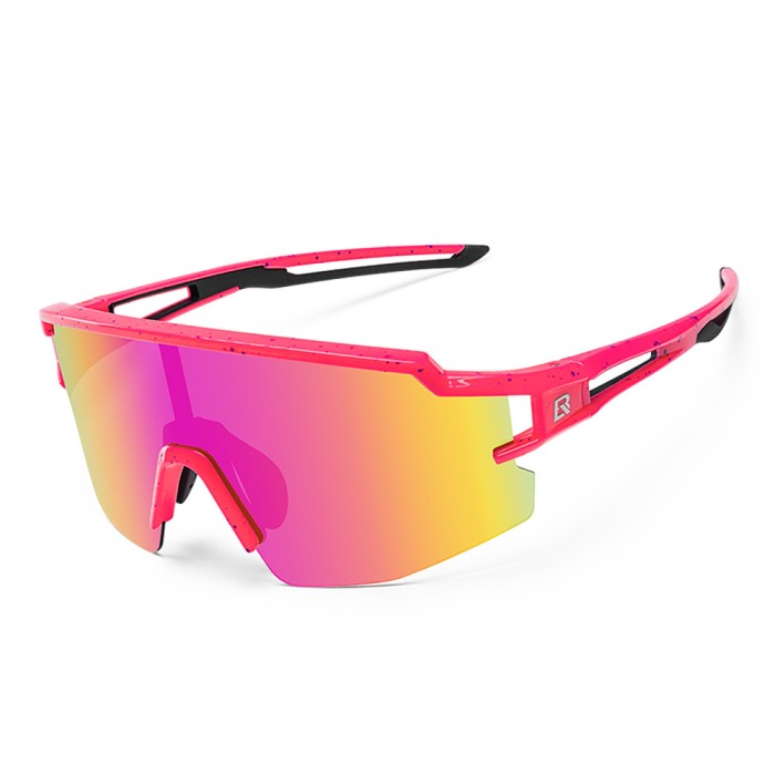 Rockbros Kids Polarized UV Cycling Glasses - Pink