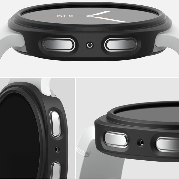 Ringke Slim 2-pack Case for Samsung Galaxy Watch 8 44mm - Transparent-Matte Black