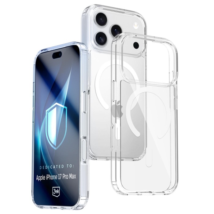 3mk Armor MagCase for iPhone 17 Pro - Transparent