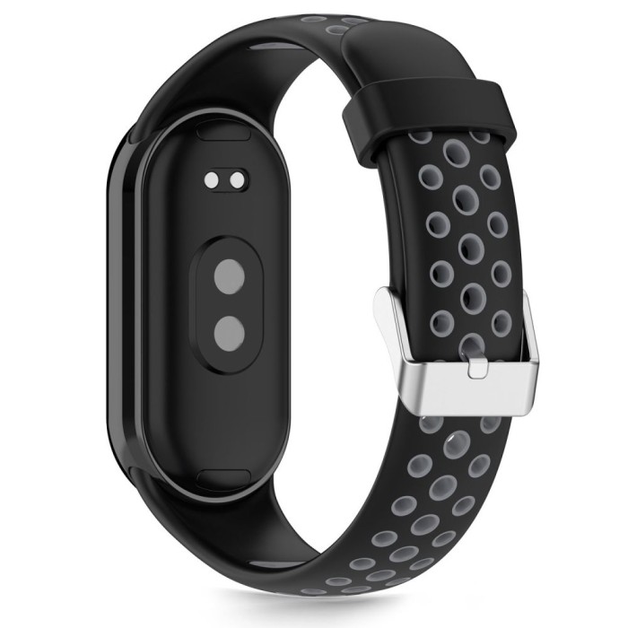 Tech-Protect IconBand Air Strap for Xiaomi Smart Band 8 / 9 / 10 / NFC - Black and Gray