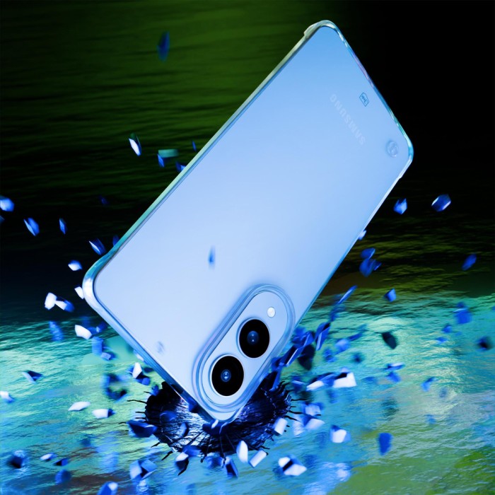 3mk Just20g Clear Case for Samsung Galaxy S25 Edge - transparent