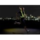 Adjustable reflective harness for a running bike - yellow