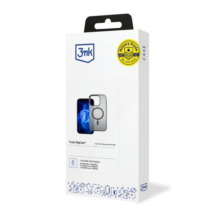3mk Frosty MagCase for iPhone 16 Pro Max - Black
