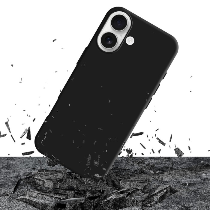 3mk Matt Case Pro for Apple iPhone 17 - matte black