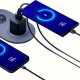 3mk Hyper GaN Charger 20W QC4+ PD PPS USB-C USB-A Wall Charger - Black