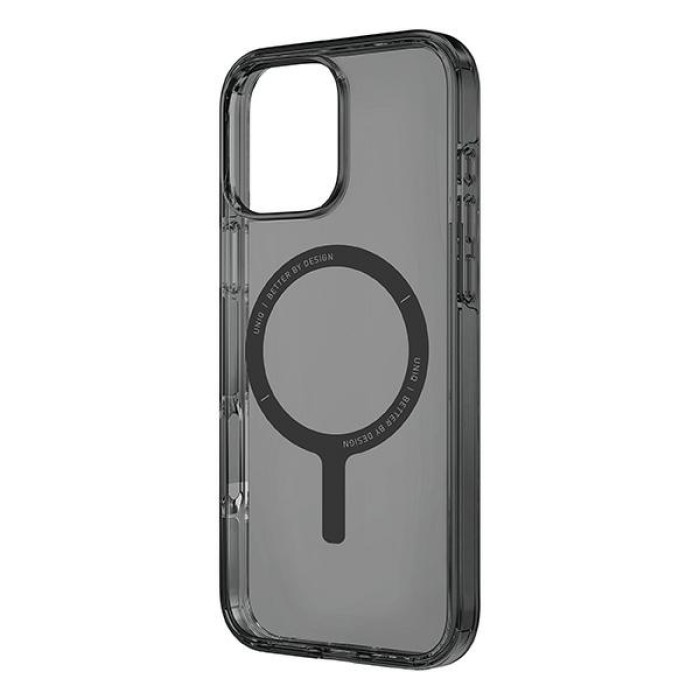 Uniq Clario case iPhone 16 Pro 6.3" Magclick Charging smoke/smoke