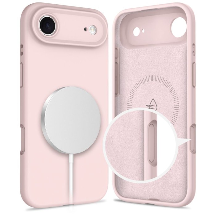 Tech-Protect Silicone MagSafe Case for iPhone Air - Pink