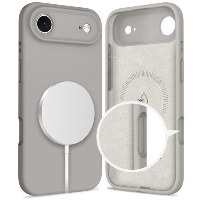 Tech-Protect Silicone MagSafe Case for iPhone Air - Gray