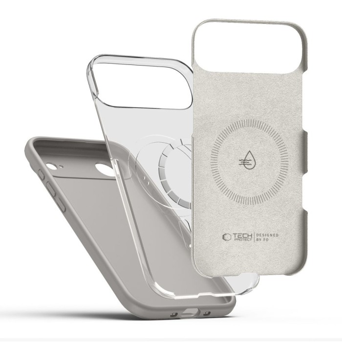 Tech-Protect Silicone MagSafe Case for iPhone Air - Gray