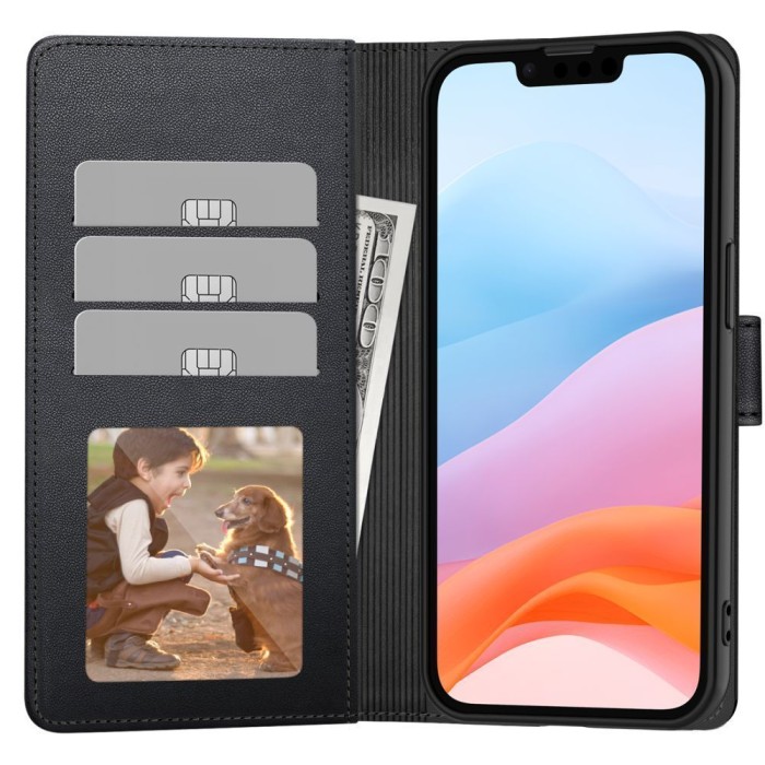 Tech-Protect Wallet Case for Motorola Moto G56 5G - Black
