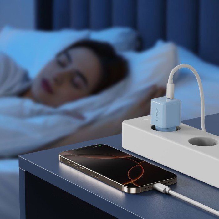 Tech-Protect NCM25 USB-C PD 25W Wall Charger - Blue