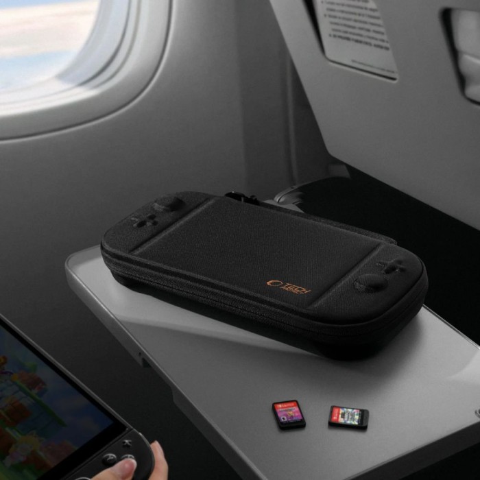 Tech-Protect Slim Pouch for Nintendo Switch 2 - Black