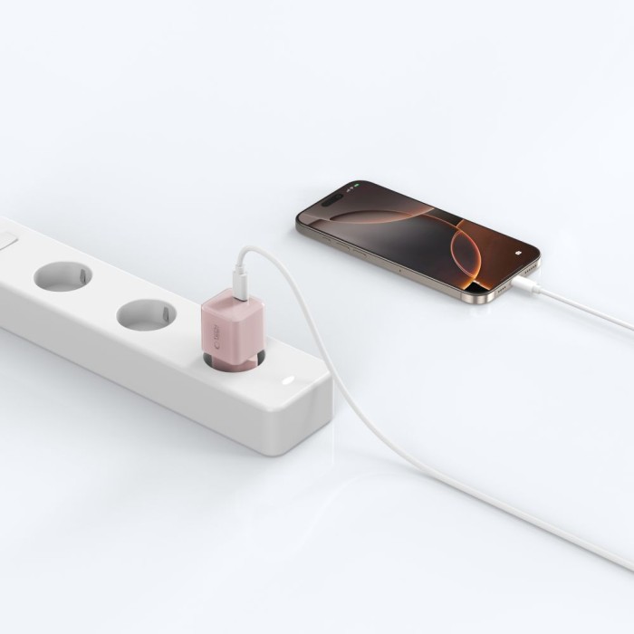 Tech-Protect NCM25 USB-C PD 25W Wall Charger - Pink
