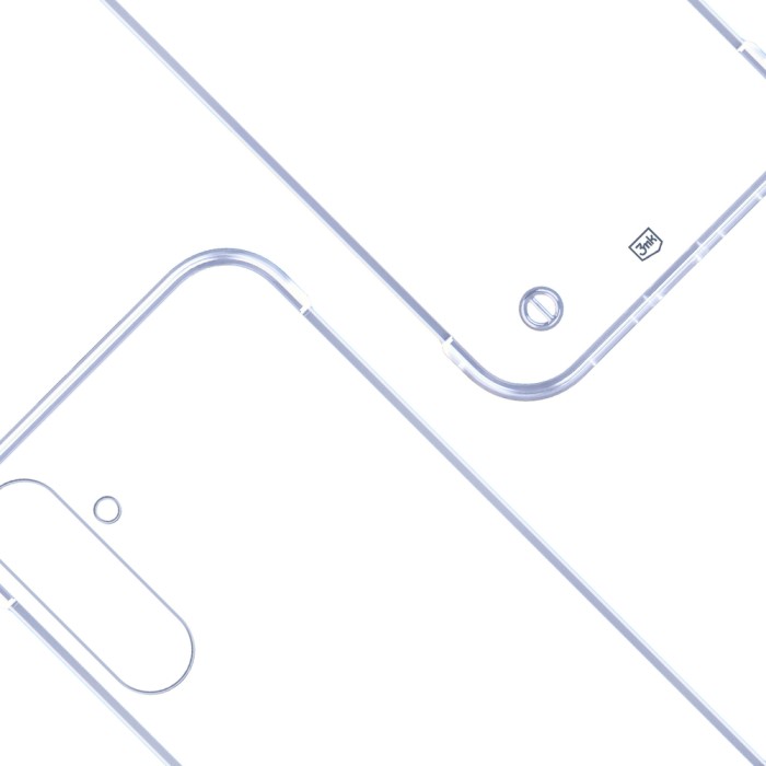 3mk Just20g Clear Case for Samsung Galaxy S25+ - transparent
