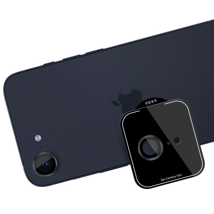 3mk Lens Protection Pro Tempered Glass for iPhone 16e - Black