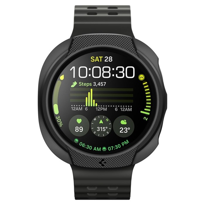 Spigen Liquid Air Case for Samsung Galaxy Watch 8 44mm - Matte Black