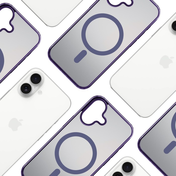 3mk Frosty MagCase for iPhone 17 - purple