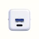 3mk Hyper GaN Charger 20W QC4+ PD PPS USB-C USB-A Wall Charger - White