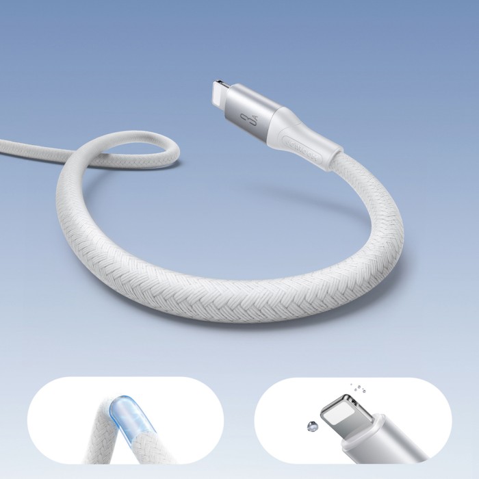 Joyroom S-A28 Flash Series 3A USB-A - Lightning cable 2m - white