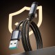 Joyroom S-A56 EnjoyX Series 90° USB-A - Lightning 3A cable 1.2m - black