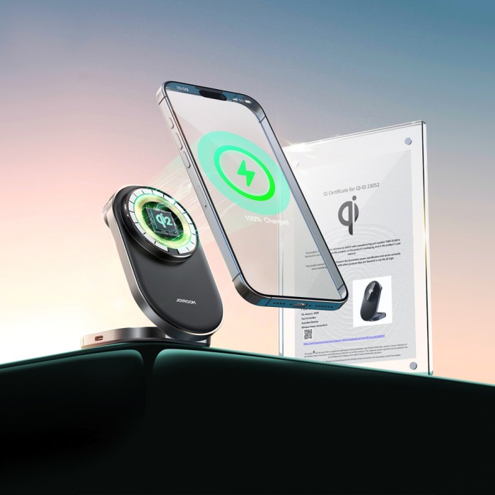Joyroom JR-W17 Qi 3-in-1 Wireless Inductive Charger - Black