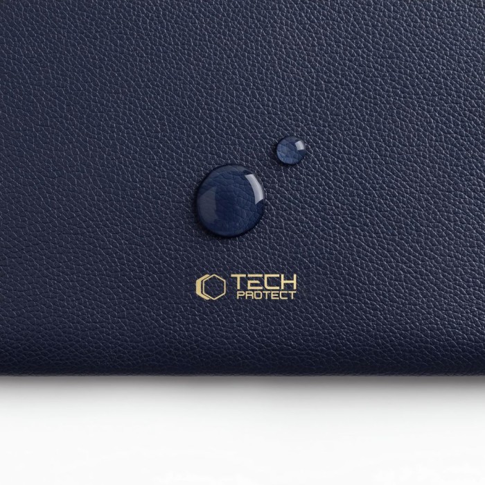 Tech-Protect Fleece Laptop Bag 15-16 - Navy Blue