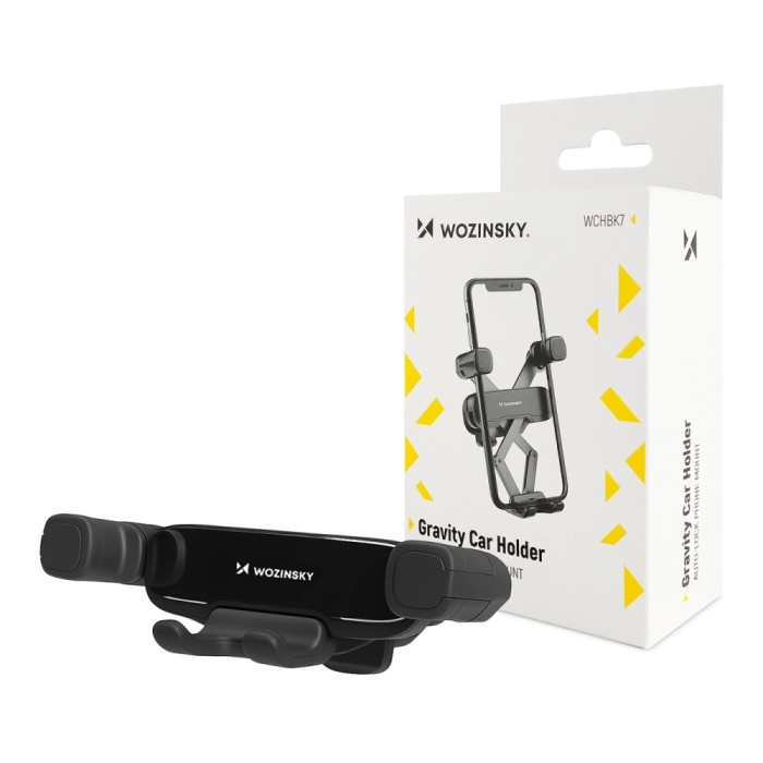 Wozinsky Gravity Car Phone Holder Black (WCHBK7)
