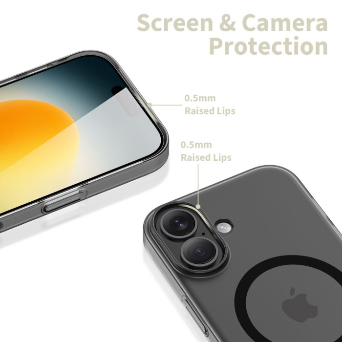 Tech-Protect MagSlim MagSafe case for iPhone 17 - matte black