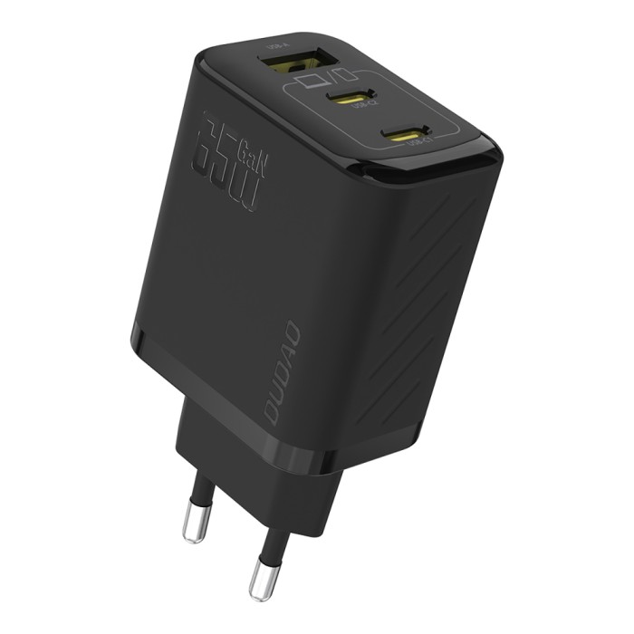 Dudao A29C 65W GaN Wall Charger + USB-C Cable - Black