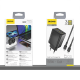 Dudao A29C 65W GaN Wall Charger + USB-C Cable - Black