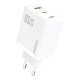 Dudao A29C 65W GaN Wall Charger + USB-C Cable - White