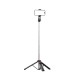 Wozinsky Selfie stick WC1Y3S telescopic tripod 1.3m with phone holder - black