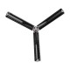 Selfie stick WC13YDS telescopic tripod 1.3m with double lamp and phone holder - black