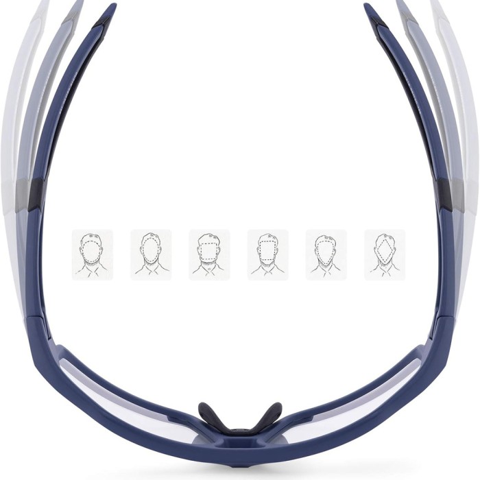 Rockbros SP216BL photochromic UV400 cycling glasses - blue