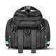 Rockbros A6-03BK bicycle bag for trunk 35 l with fold-out pockets - black