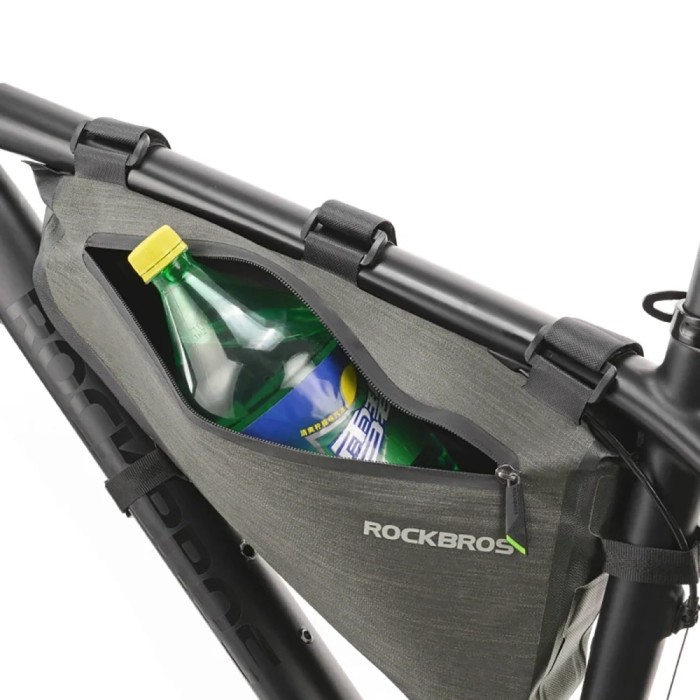 Rockbros AS-017 bicycle frame bag 5 l - dark green