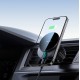Joyroom JR-ZS409 magnetic holder with 15W inductive charger for car air vent - black