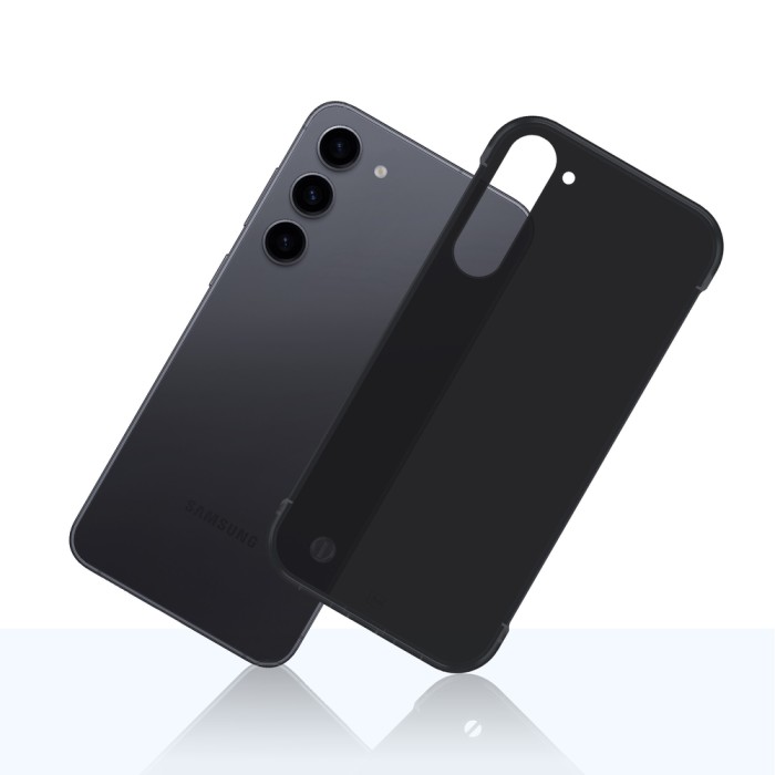 3mk Just20g Matt Case for Samsung Galaxy S23+ - Matte Black