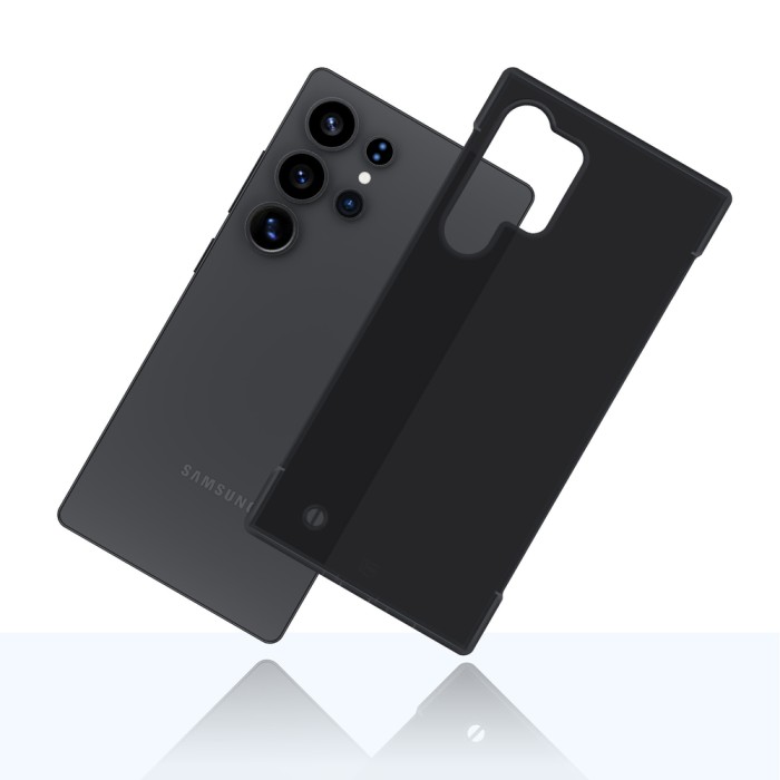 3mk Just20g Matt Case for Samsung Galaxy S25 Ultra - Matte Black