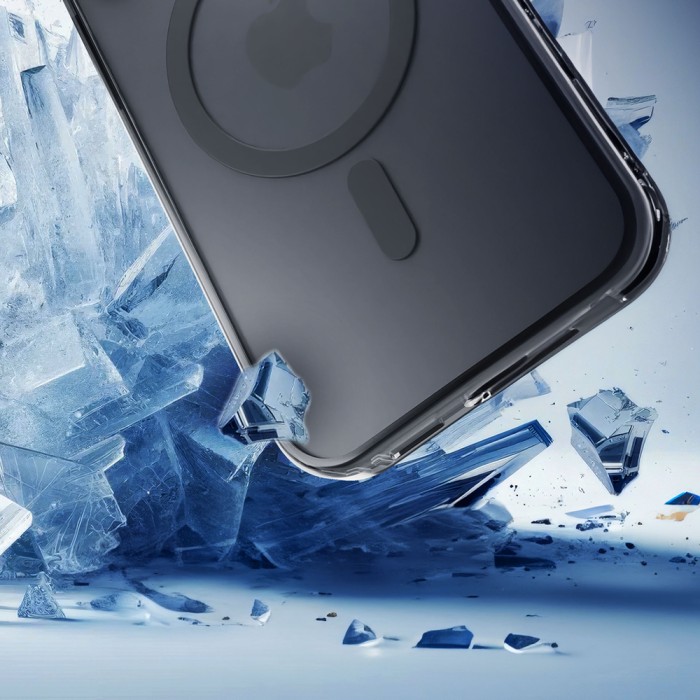 3mk Frosty MagCase for iPhone 15 Plus - Black