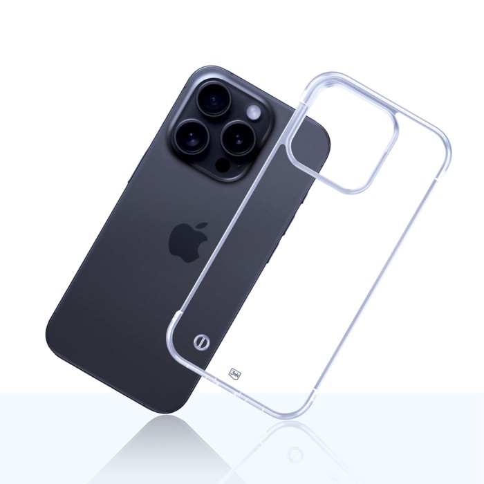 3mk Just20g Clear Case for Apple iPhone 15 Pro Max - transparent