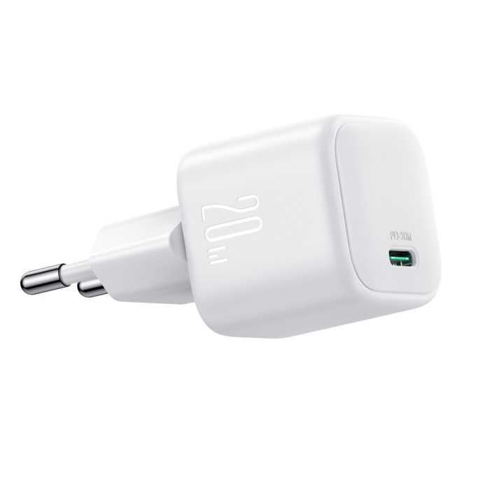 Joyroom JR-TCG08 GaN 20W Power Delivery Wall Charger - White