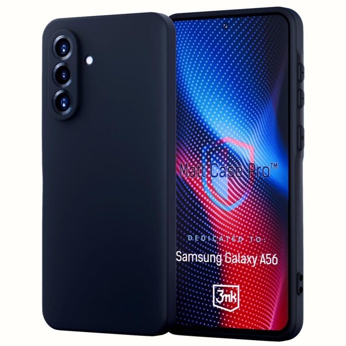 3mk Matt Case Pro for Samsung Galaxy A56 - matte black