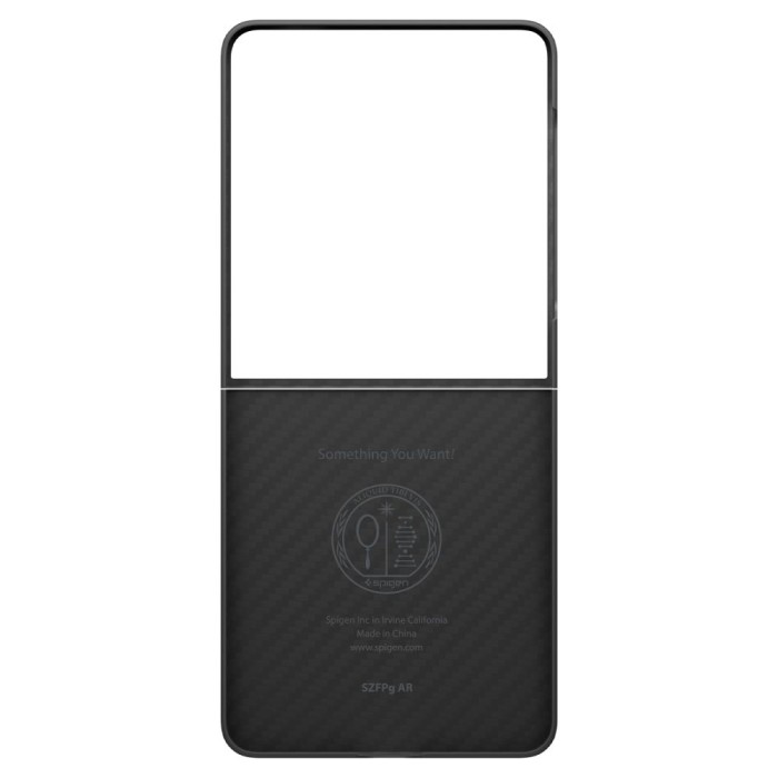 Spigen AirSkin Aramid Case for Samsung Galaxy Z Flip 7 - Black