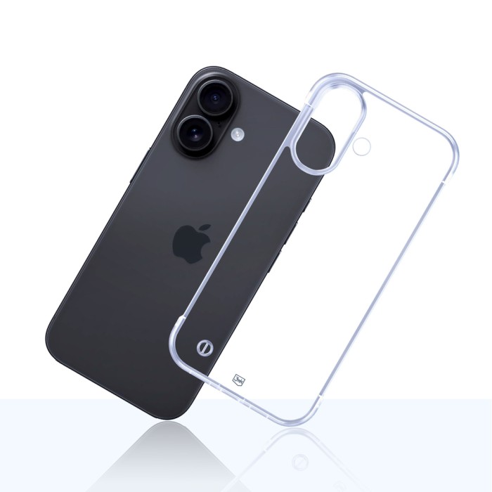 3mk Just20g Clear Case for Apple iPhone 16 - transparent