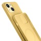 3mk Hardy Silicone MagCase case for iPhone 15 Plus - yellow